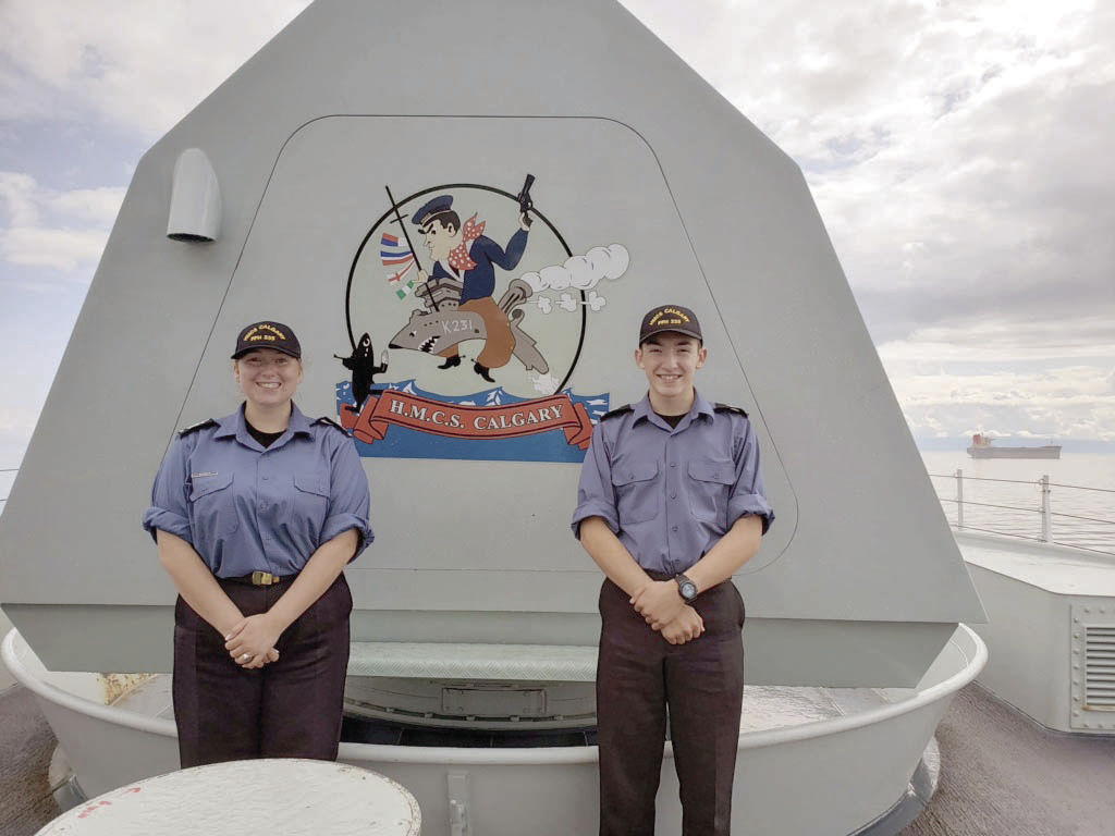 Cadets go to sea